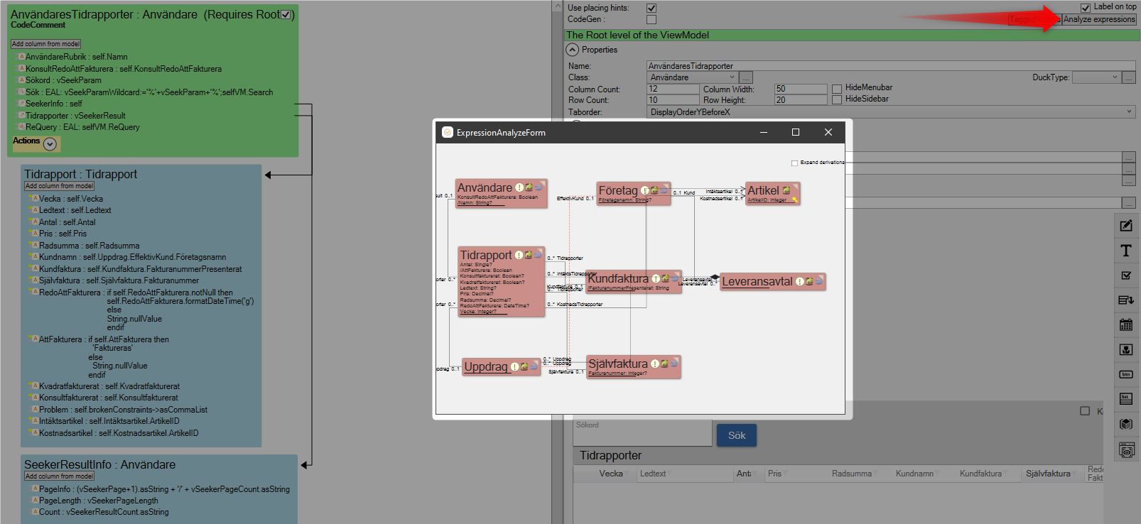 Documentation:Analyze ViewModel Classes And Expressions - MDrivenWiki